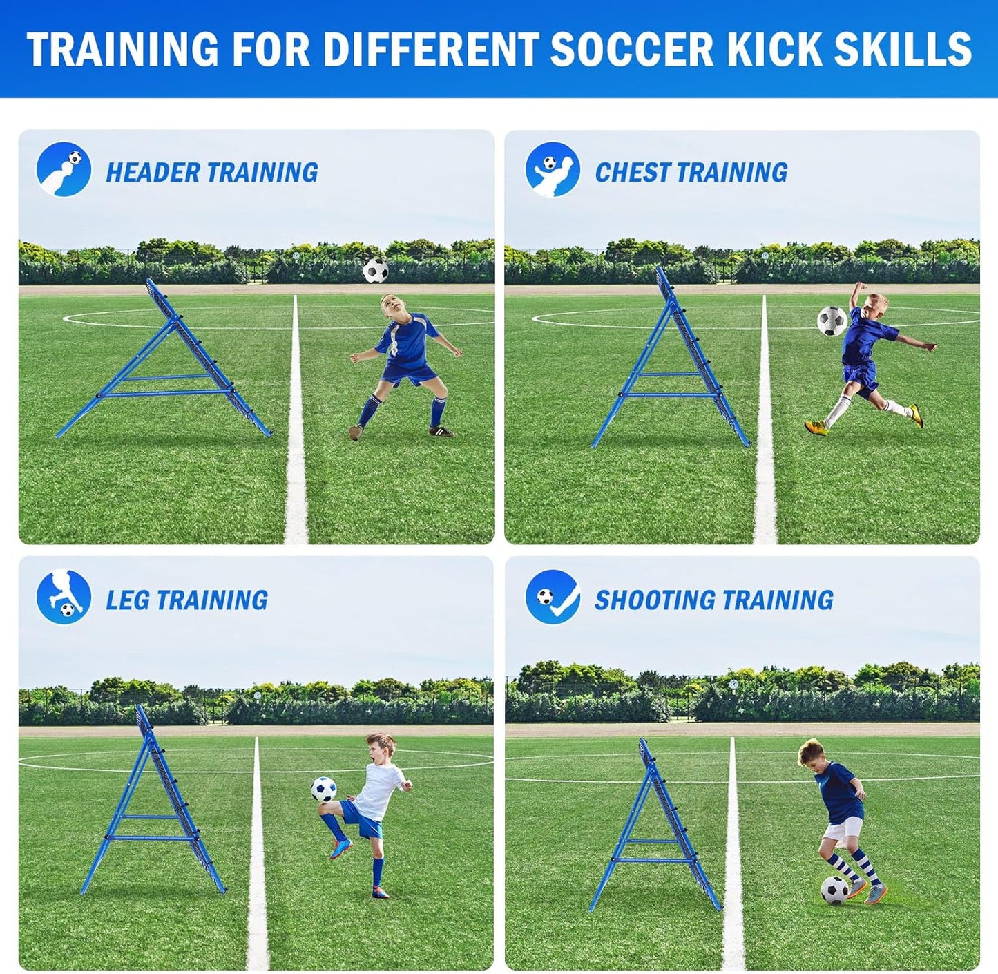 4x4 Adjustable Sports Rebounder Training Net